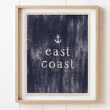 East Coast Canvas Art Decor 8x10