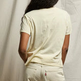 Harley  Boxy Crew Neck - Custard
