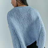 Opal Rollneck Knit Sweater - Blue